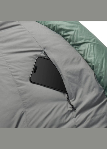 Спальний мішок жіночий Ascent Women's -9C/15F Regular Зелений-Жовтий Sea To Summit (312485036)