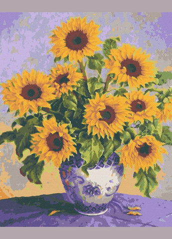 Картина по номерам Подсолнухи в весе 40x50 см (RB-0283) Riviera Blanca (303135418)