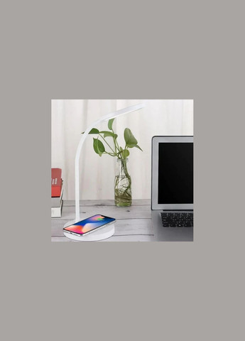 Настільна акумуляторна LED лампа з бездротовою зарядкою RT-E810 White Remax (367115400)