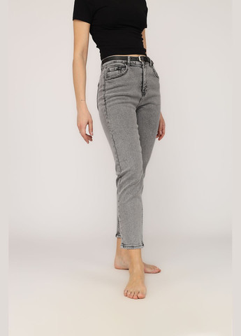 Джинси mom жіночі колір сірий CB-00270124 Yuki - (323142694)