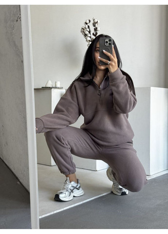 Флісовий жіночий костюм оверсайз,кофта та штани з кантиком,турецький фліс Полар Україна (365957269)