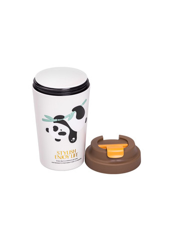 Термочашка Panda с керамической колбой 380 мл. Yiwu (360454961)