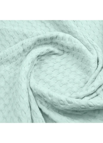 Плед покрывало Mint Waffle Weave 110х140 см Мятный Cosas (376901218)