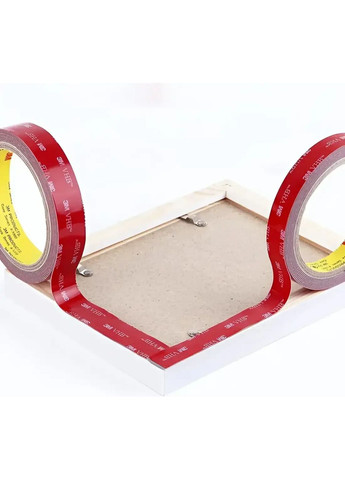 Двостороння клейка стрічка 3M VHB 5952 40 мм довжина 3 метри Чорна 3М (365784042)