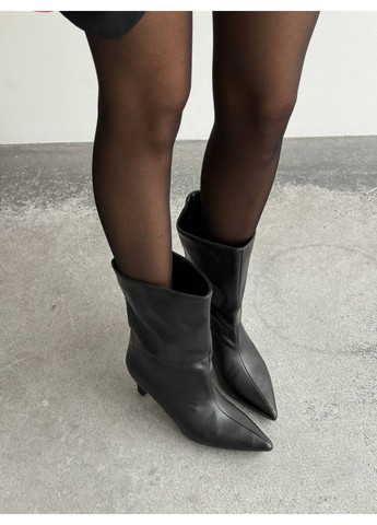 Черные демисезонная демисезонные ботильоны Helen