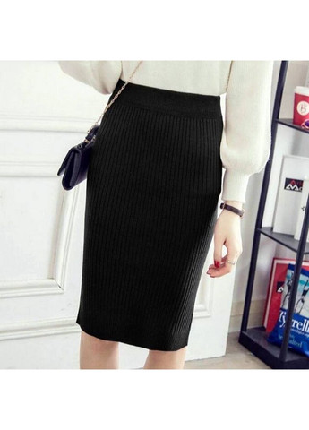 Жіноча кашемірова спідниця міді з високою посадкою MonCher (364185228)