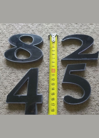 Годинник настінний дзеркальний срібний 120см Цифри англо-арабські 3D Б230-47' No Brand (302243130)