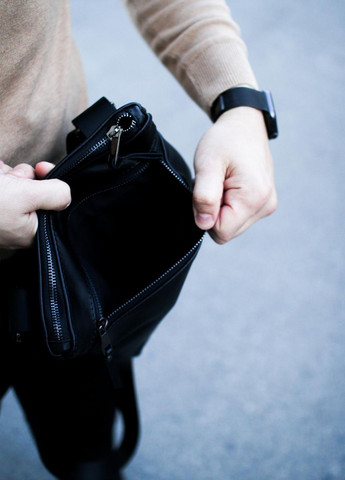 Кожаная сумка-мессенджер через плечо Vishnya (317574231)