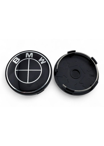 Колпачок в диски БМВ заглушка для дисков 60/56 мм Черный логотип (1 шт.) BMW (354698542)