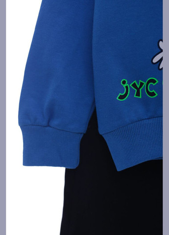 Спортивный костюм для мальчика с мячём трикотажный синий 110 см (44232) BABYKROHA (315721574)