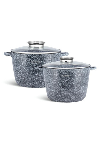 Набір глибоких каструль 6,2 л + 10 л EB-8045 з гранітним покриттям із 4 предметів Edenberg (360654472)
