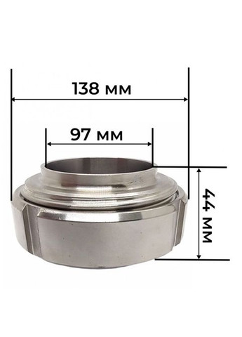 Молочна муфта DN4" No Brand (299898676)