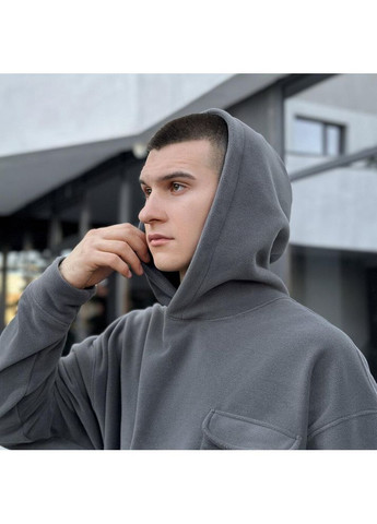 Мужской зимний спортивный костюм флисовый серый Freedom (366449501)