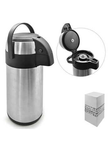 Термос помповий 3,5 л з нержавіючої сталі з ручкою Stenson (365291136)