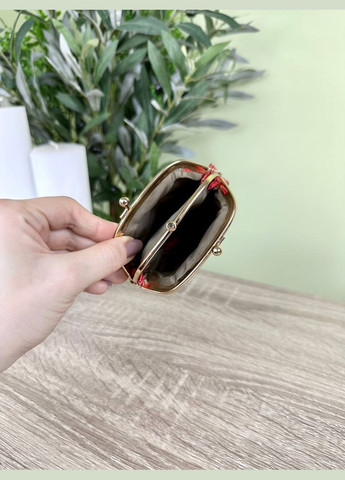 Женский маленький кошелёк монетница на застежке поцелуй Classic (338537238)