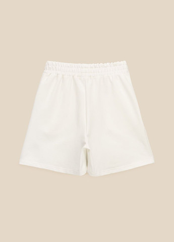 Шорты однотонные женские WBC02406 Молочный shop (2000990683441) LAWA Шорти трикотажні (329034211)