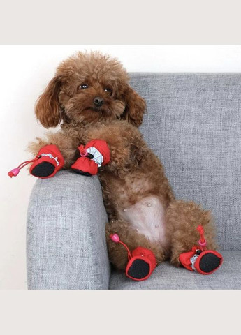 Взуття для котів Pet Style "Хутро" Жовті 7 No Brand - (323232884)