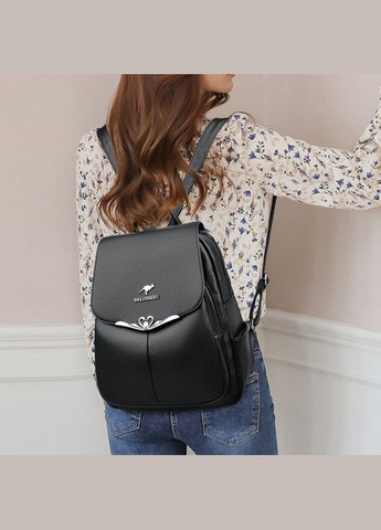 Жіночий рюкзак міський для прогулянок, невеликий, з регульованими лямками, чорний (sku_1653) No Brand (330575700)