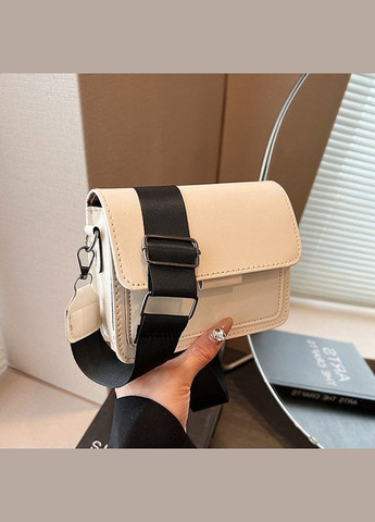 Жіноча класична сумка 10461 крос-боді через плече біла No Brand (326487692)