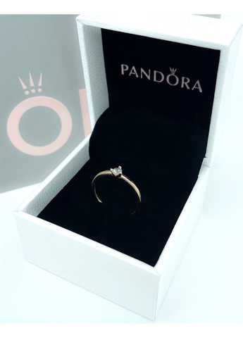 Серебряное кольцо Пандора Рandora с голубым камнем 189259C02 Kabluchka (355347679)