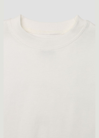 Молочная демисезонная футболка с коротким рукавом для девочки цвет молочный цб-00273364 Yuki