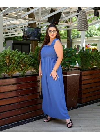 Летний женский сарафан женский макси Dress Code однотонный