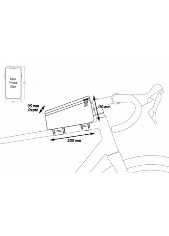 Сумка на раму Console Pack T2 Zefal (303333836)