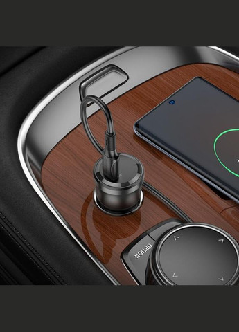 Автомобильное зарядное устройство BZ24 Clever single port 1USBC QC3.0/PD20W Transparent Black Borofone (313237049)