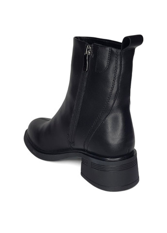 Черные зимняя зимние ботильоны Wollen