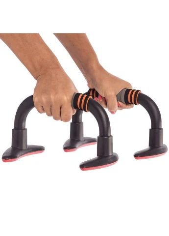 Упори для віджимань 2штуки DCF-18 PUSH-UP BAR (пластик, ручка неопрен, р-р 23x15см) SP-Sport (354703671)