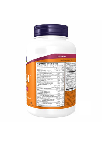 ADAM™, превосходные мультивитамины для мужчин, 180 капсул Now Foods (353378734)