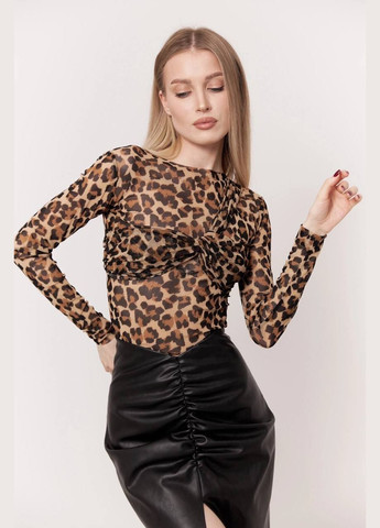 Лонгслив с имитацией лифа. No Brand (307251444)