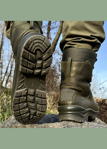 Берцы Демисезонные Мужские Тактические. 36-47р Олива. Прочные и удобные! STDM-1013 No Brand (301148019)
