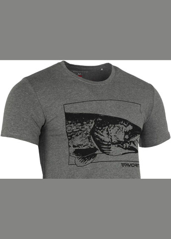 Сіра футболка drawing pike stone Favorite