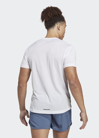 Белая футболка для бега terrex agravic adidas
