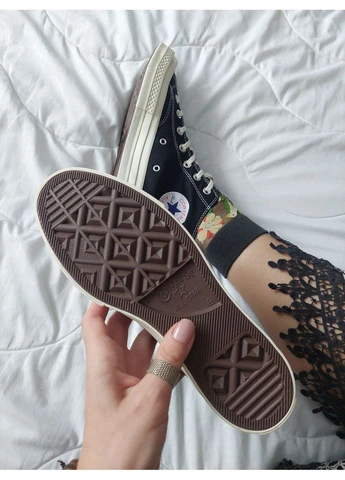 Кеды Converse Chuck Taylor All Star 70 Hi Comme des Garcons PLAY Black A08791C Конверс No Brand чёрно-белые демисезоны (366337401)