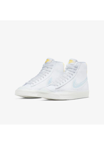 Кроссовки женские Blazer Mid 77 Gs White Dx3070-100 Nike белые (364837366)