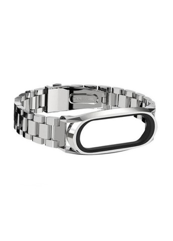 Металлический ремешок Mijob для фитнесбраслета Xiaomi Mi Smart Band 6 - Silver Primo (266914472)