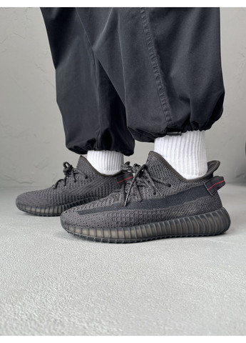 КРОСІВКИ ЖІНОЧІ ADIDAS YEEZY V2, BLACK REFLECTIVE АДІДАС ІЗІ БУСТ No Brand чорні демісезони (367173350)