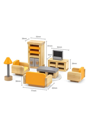 Деревянная мебель для кукол Viga Toys Гостиная (44037) PolarB (339783360)
