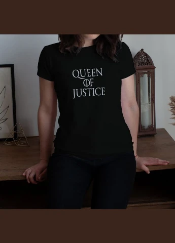 Футболка GoT "Queen of justice" женская Черная (BD-f-22) BeriDari - (387147158)