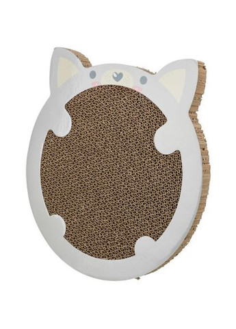 Царапка картонная в форме хомяка с кошачьей мятой для котят 31х2,5х32,5 см светло-серая Trixie (349823075)