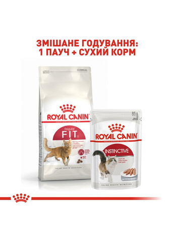 Сухой корм для домашних и уличных кошек Fit 400 г (3182550702157) (2520004) Royal Canin (279567467)