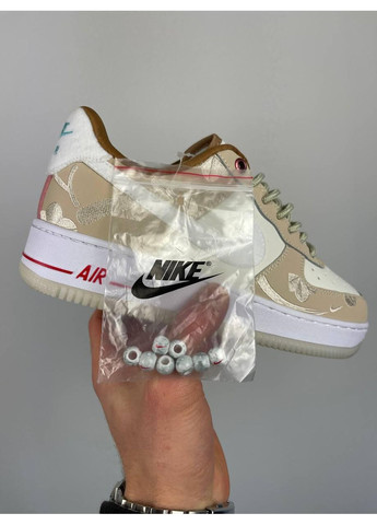 КРОССОВКИ ЖЕНСКИЕ NIKE AIR FORCE 1 07 LX FD4341-101 НАЙК АИР ФОРС 1 ПРЕМИУМ No Brand бежевые демисезоны (367169523)