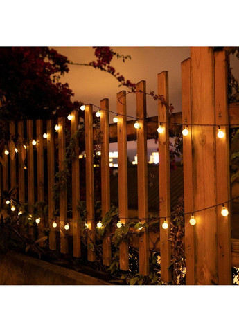 Вулична світлодіодна гірлянда на сонячній батареї "Кришталеві кулі", 50 куль, 8 режимів освітлення SunLamp (356893738)