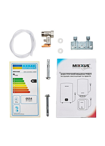 Водонагрівач "Під мийку" SMALL UNDER накопичувальний 10 л, мокрий тен 1,5 kW (WH060 Mixxus EWH-1210 (366323167)