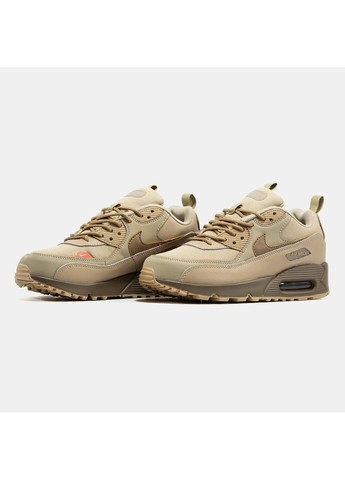 Бежеві Осінні кросівки чоловічі nike air max 90 surplus beige | найк еір макс 90 бежеві No Brand