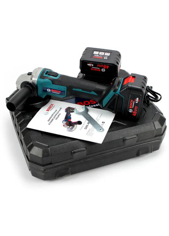 Аккумуляторная болгарка GWX 48V-10C (48V, Ø125 мм). КШМ Макита, угловая шлифмашина, турбинка Bosch (368682176)