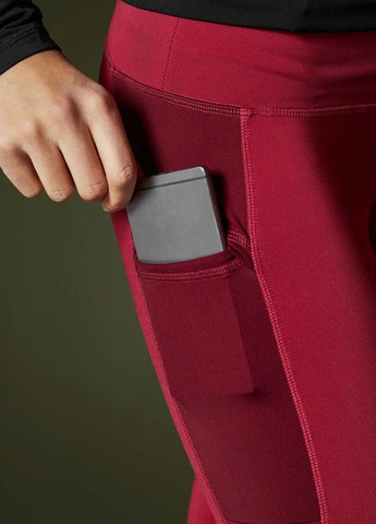 Темно-красные демисезонные леггинсы ROCKTRAIL