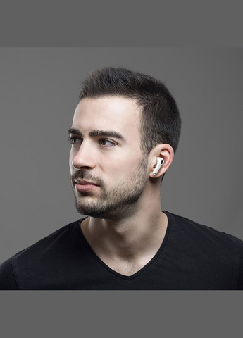 Бездротові навушники True wireless ANC noise reduction BT headset White (6941991107467) Borofone BW59 Plus (324066757)